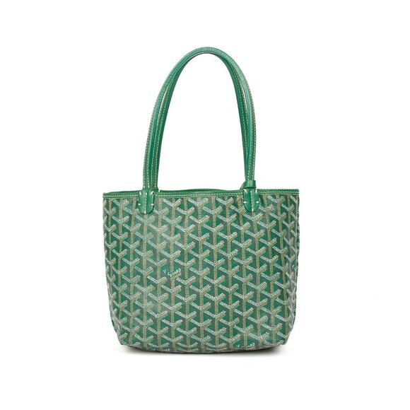 RARE Authentic Goyard Mini Saint Louis Junior Jr Anjou Blue Tote Bag & Pouch - Picture 2 of 9